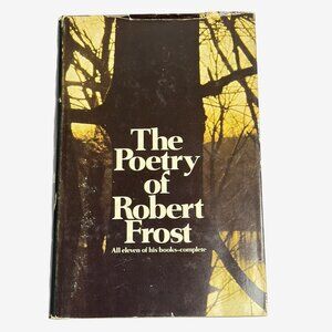 Vintage 1969 The Poetry of Robert Frost First Edition Hardcover Collectible UGC